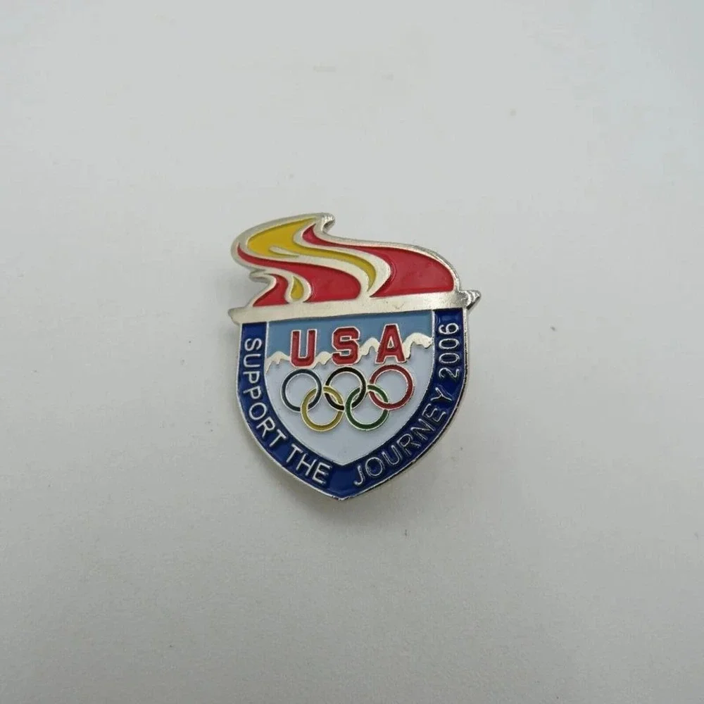 USA Olympic Pins Lot 2006 Support the Journey AMINCO VISA Souvenir‎